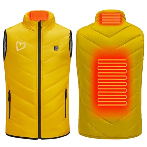 Heated Vest for Kids USB Charging Electric Body Warmer Boys Girls Heated Gilet 3 Adjustable Temperature Waistcoat