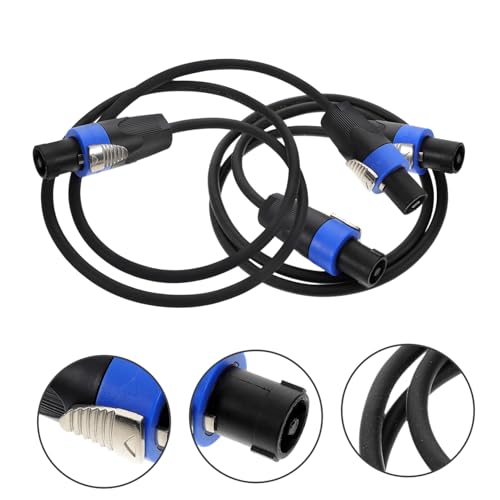 Cable de audio para escenario BESPORTBLE de 2 piezas con reduccion de ruido y cable de altavoz 7