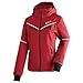 Maier Sports Lunada, Damen Skijacke, Wasserdichte Winterjacke mit 2-Wege-Stretch, mTEX Wetterschutz und mTHERM light für mehr Wärmerückhalt, PFC-frei, Rot, 36