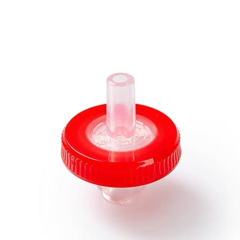 Filtro de jeringa de 13/25 mm, nailon PES PTFE MCE fibra de vidrio 0,22/0,45 μm | Filtro de laboratorio desechable de membrana múltiple for prefiltración de muestras de gas líquido(25mm 0.22um PTFE)