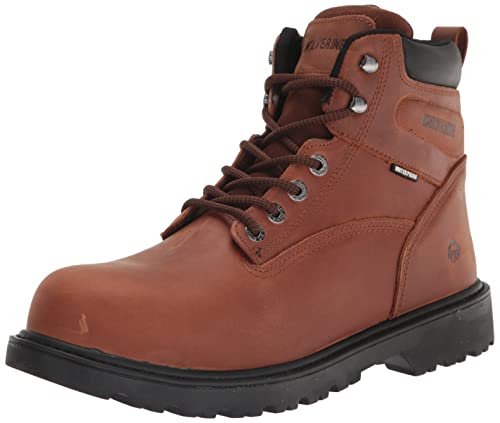 Wolverine Men's Floorhand Waterproof 6" Steel Toe Work Boot 7 Wide Tan