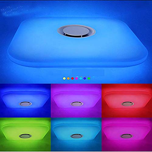 Plafonnier LED 24W Bluetooth RVB avec télécommande et contrôle par application - 4
