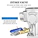 Power Mixer Pneumatic Agitator Clamp-On Drum Agitator Industrial-Grade Pneumatic Shaker Paint Stirring Tool，Pneumatic Mixer,Barrel Drum Mixer, 265 Gallon Pneumatic Agitator Clamp Mount Tank,