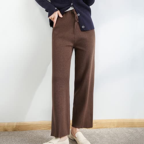 Pantalon ample en tricot pour femme stylée | Idéal pour le bureau et les sorties