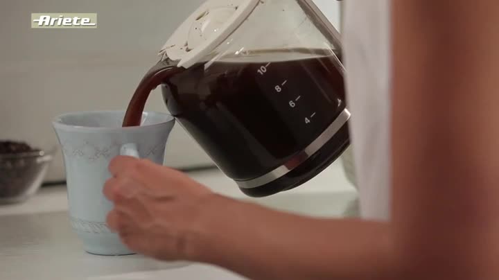 Ariete Vintage 1342 Americano-Kaffeemaschine, Hartglaskaraffe, bis zu 12 Tassen, 24-Stunden-Timer, Auto-Abschaltung… – Bild 3