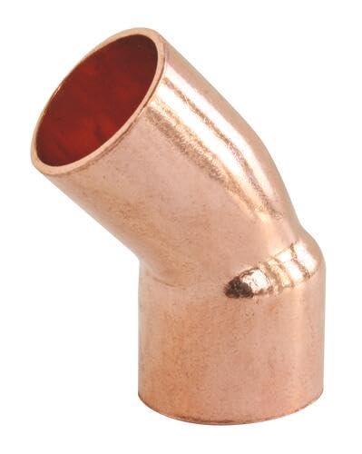 Somatherm // 6040-22 Elbow Copper 45° Male Female Diameter 22 pr, Grey, Gray - Image 2