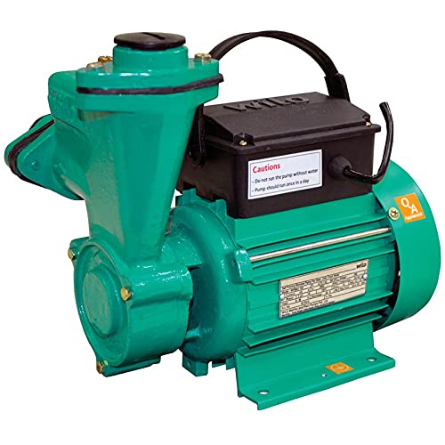 Wilo mini self-priming water pump crown 0.5 hp single phase with water pressure boosting 24-liter tank (multicolor) (wilo 0.5 hp water pump)