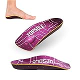 3/4 Insert Insole for Foot Pain from Plantar Fasciitis, High Arch,Flatfoot,Over-Pronation, Compound Orthopedic Arch Support Insole