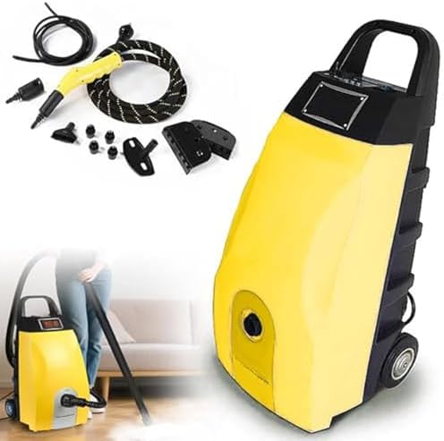 3.5L 3000W High-Pressure Steam Cleaner, Lightweight Multi-Use Steamer for Kitchen & Car, High-Temperature Washer with Safety Lock - Ideal for Restaurants & Home Cleaning (Blue)