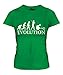 Candymix Course en Fauteuil Roulant Évolution T-Shirt Femme, Taille X-Large, Couleur Vert
