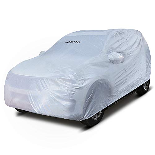 Image of Amazon Brand - Solimo Renault Duster UV Protection & Dustproof Car Cover (Silver)