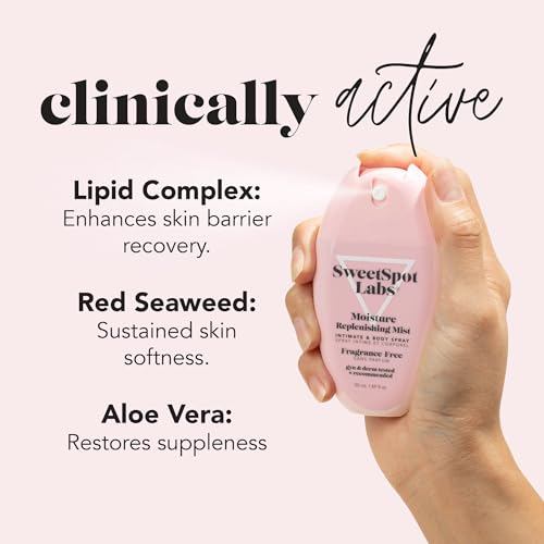 Image of SweetSpot Labs Moisture Replenishing Spray, Hydrating Feminine Spray for Dryness & Skin Barrier Support, 1.69 oz.