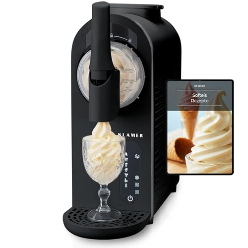 KLAMER Softeismaschine, Eismaschine & Slush Maschine mit 7 Programmen: Softeis, Slushie, Frappé u... Ansicht 12