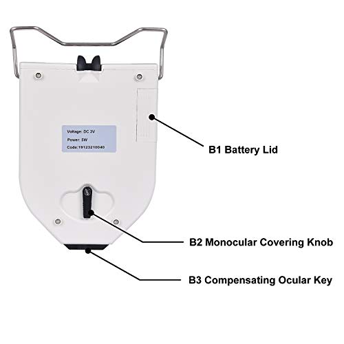 Image of Digital PD Meter, Optical Digital Pupilometer with LCD Display Optical PD Meter (White)
