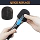 SOULWIT 2 Stück Mikrofon Pop Filter für Audio-Technica ATH ATR2100x-USB Cardioid Dynamic, Schutz Mikrofon Schaum Abdecken Windschutz