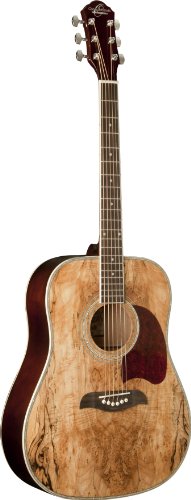 Oscar Schmidt Og2Sm Dreadnought Acoustic Guitar - Spalted Maple #TOP8