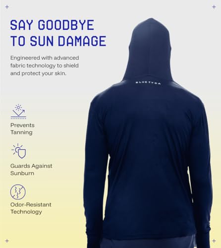 BLUE TYGA Sunscreen Jacket 2.0 Blue Navy Blue - Image 4