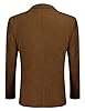 COOFADNY Brown Corduroy Blazer Men Casual Blazers ... #3
