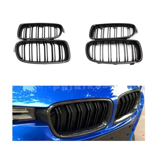 Parrilla delantera de riñón negro para BMW Serie 3 F30 F31 F35 F80 2