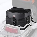 KEMIMOTO Snowmobile Gear Bag, 1680D Water-Resistant Gear Bag for Snowmobile ATV with TPU Touch Lid, 16L Storage Compatible with Polaris Grizzly Fourtrax Most ATV Snowmobile Sled Racks