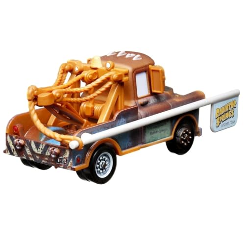 Mattel Mater con bandera, coche a escala 1:55 miniatura 3