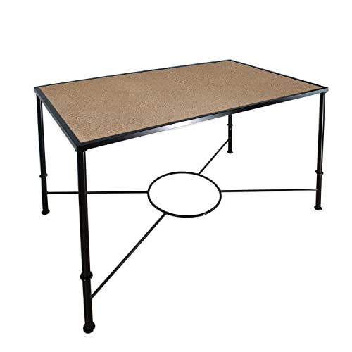 Mesa de forja para salon, cocina, mesa de centro. 120x70 Regulable a doble altura. Ideal para ropa...