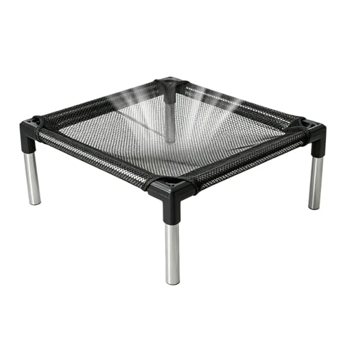 Cama elevada para perros exterior lavable tipo hamaca transpirable 2