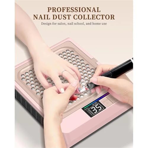 Colector de polvo de uñas recargable para mantener tu salón libre de residuos 2