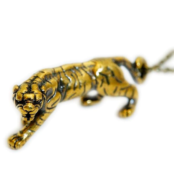Amazon.co.jp: ヴィンテージ 虎 威嚇するタイガー 全身 動物 強さの