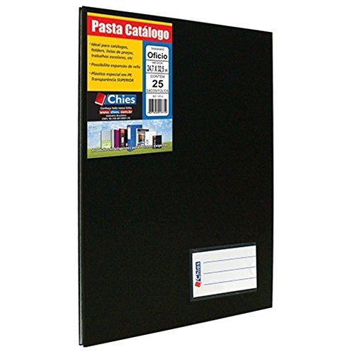 Pasta Catálogo Chies Preta 25 Envelope 4005
