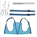 EBIEFLY M/L Dog Grooming Hammock Harness Beauty Scissors Nails Sets Dog Cat Hammock Adjustable Can Bear 25kg (Medium)