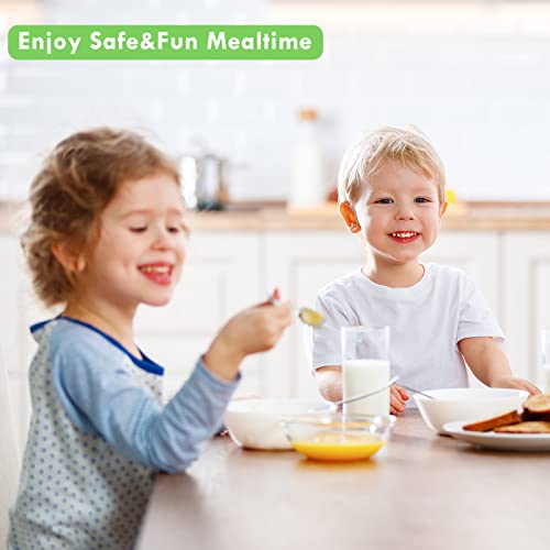 Lehoo Castle Toddler Utensils Kids Silverware, 6Pcs Safety Stainless Steel Toddler Fork Spoon Knife Set, Children Flatware Set, Safety Utensils For Toddler And Children (Silver) #TOP7