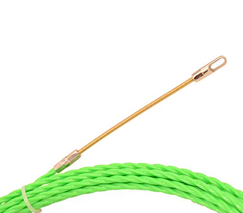 Fish Tape Electrical Wire Threader Wire Puller And Fish Tape Fastener Tool 33 Ft(10M) Up Grade Large Leader Hole #TOP2