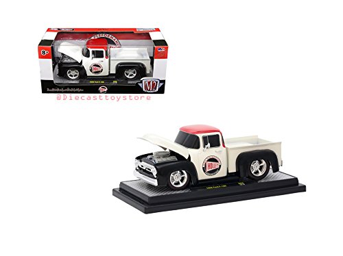 Amazon.com: M2 Machines 1:24 Versión 66B - 1956 Ford F-100 Holley