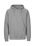 kapuzenpullover herren 3xl  Spirit of Isis Green Cat Kapuzensweatshirt, 100% Bio-Baumwolle. Fairtrade, Oeko-Tex und Ecolabel Zertifiziert, Textilfarbe: Graumeliert, Gr.: M