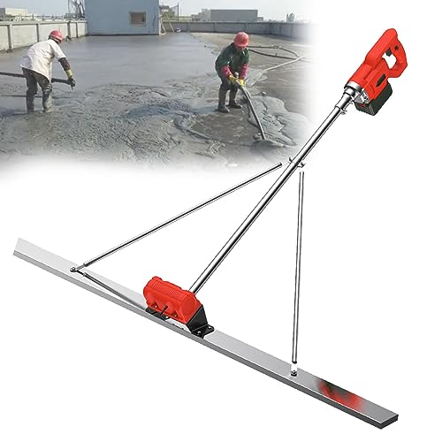 Preisvergleich Produktbild GIZMIT Handelsstrom -Evibrationsinstrument zur Betonverarbeitung, Elektrokordless -Estrich -Zement -Vibrationsmotor, 6000 U / min -Beton -Oberflächenniveau -Manipulationsanlagen,1M
