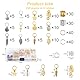 YOYEAH 220 Stk Dreadlocks Schmuck Haarringe, Haarschmuck Ringe gold/silber, Haarspiralen Clips, Braids Schmuck, Piraten Haarschmuck für Damen & Herren, Haarschmuck Piratin