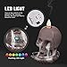 SOYO Incense Waterfall Burner Skull Christmas Decoration, Backflow Ceramic Incense Holder Goth Decor, Incense Fountain with 120 Incense Cones & 30 Incense Sticks