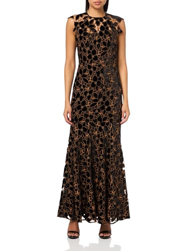 Shoshanna Women's Velvet Floral Lace Carlotta Dress