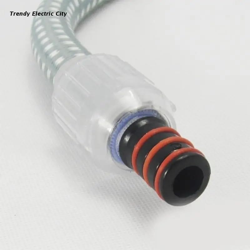 PVC Garment Steamer Guide Hose with Brush Spray Steam Pipe for Garment Steamer Replacement Parts Length 1.6m