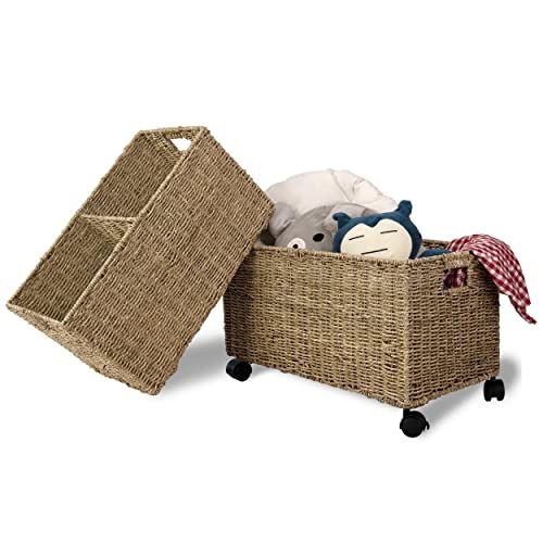 Best Wicker Basket On Wheels