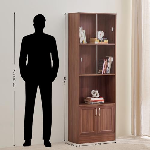 Image of Home Centre Engineered Wood Helios - Alton - Milner Book CASE - White