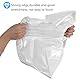 ZOFUN 100 Stück Versandtaschen Plastik, 40×55 cm Versandbeutel Blickdicht Selbstklebend Versandtaschen Warensendung Versandtüten für Kleidung Logistikverpackungen Transport Verpackungskarton