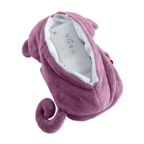 Image of Fisher-Price Baby Toy Soothe 'n Snuggle Purple Monkey Plush Portable Sound Machine with Breathing Motion & Lights for Newborns Ages 0+ Months