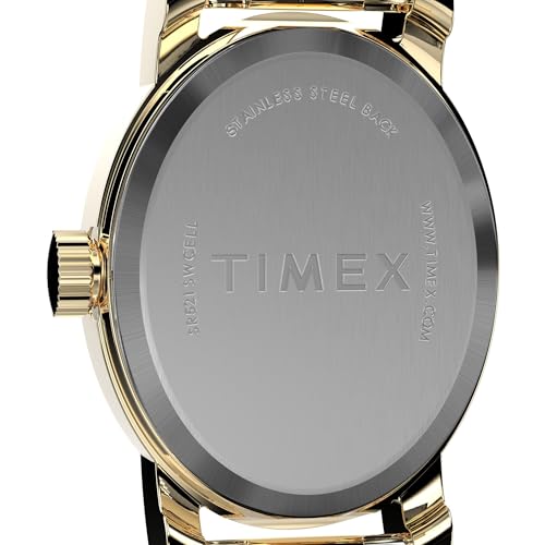 Image of Timex Women's Cavatina Watch - TPearl Dial Gold-Tone Case