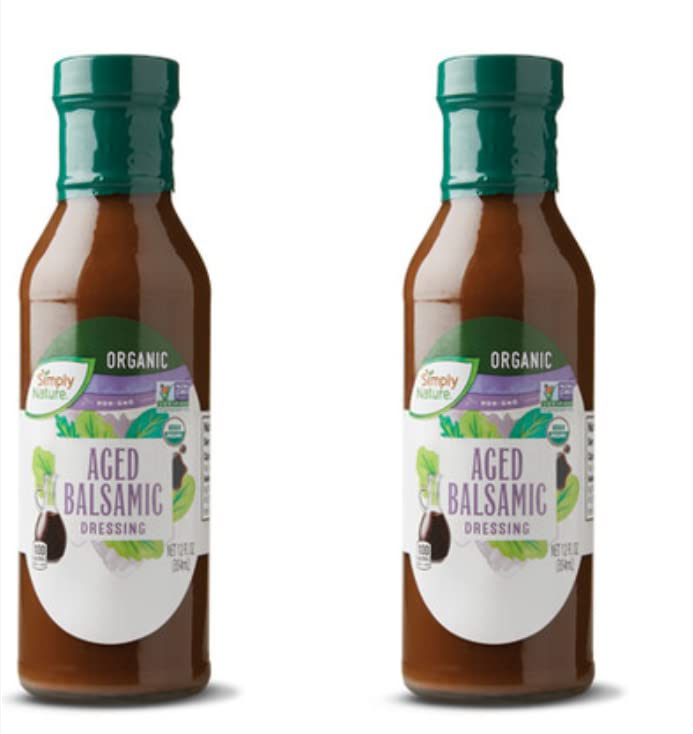 Simply Nature Organic Aged Balsamic Vinaigrette Dressing - 2 Count (12 oz.)