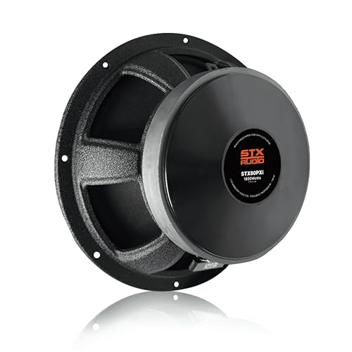 STX Audio 1X STX80PXi 8-Inch Super Mid Range Speaker Single, 4 Ohm, 1800W Max, 720W RMS, 97dB Sensitivity, 1.75" Voice Coil, 40oz Ferrite Magnet for Pro Car Audio by STX Audio - Used condition - Image 3