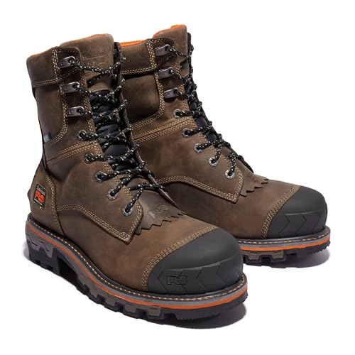 Timberland PRO Men's Boondock Hd Logger 8 Inch Composite Safety Toe Waterproof Industrial Work Boot2