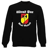 Sudadera por Hombre Negro TUM0031 Ultras Sur Real Madrid