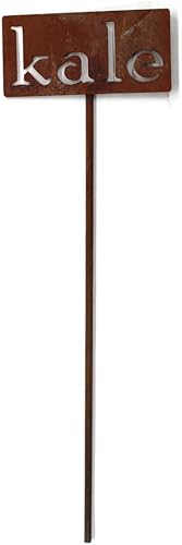 Miniatura 7 de Classic Metal Garden Markers 19 Inches Tall (jalapenos, Raw, Unfinished Steel (will rust with time))